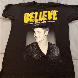 Justin Bieber believe concert t shirt